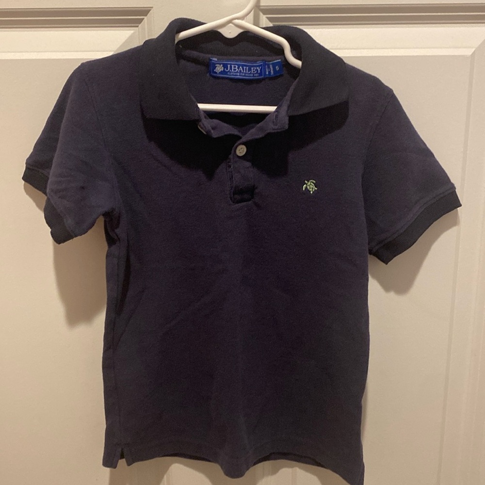Navy J. BAILEY Boys Polo Size 5